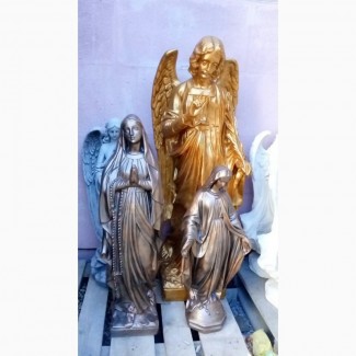 Скульптури янголів, Божої Матері, Христа. Ангел з бетону, з полімеру