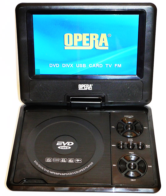 Фото 4. 7, 6 Портативный DVD плеер Opera аккумулятор TV тюнер USB