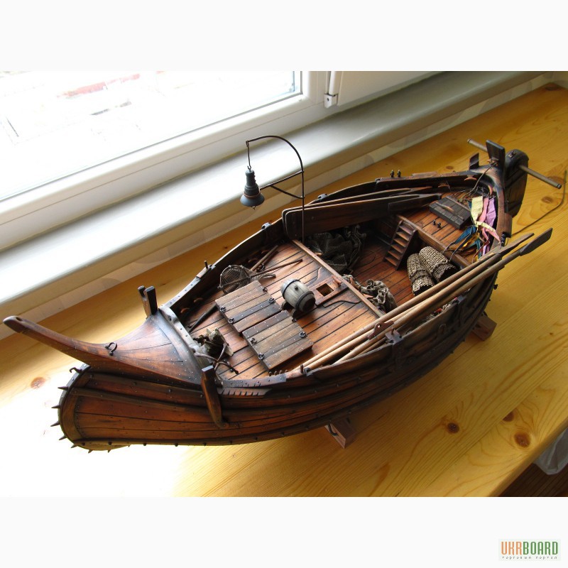 Мулета португальская - модель рыбацкой лодки