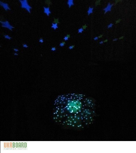 Фото 5. Проектор звездного неба ночник черепаха music turtle