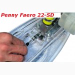 Скейт Penny Board 22-SD прозрачная светящаяся дека пенни лонгборд Cruiser Fish Line
