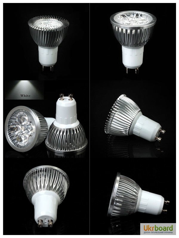 Светодиодная лампа GU10 9W, 12W, 15W LED 85-220 вольт переменного напряжения