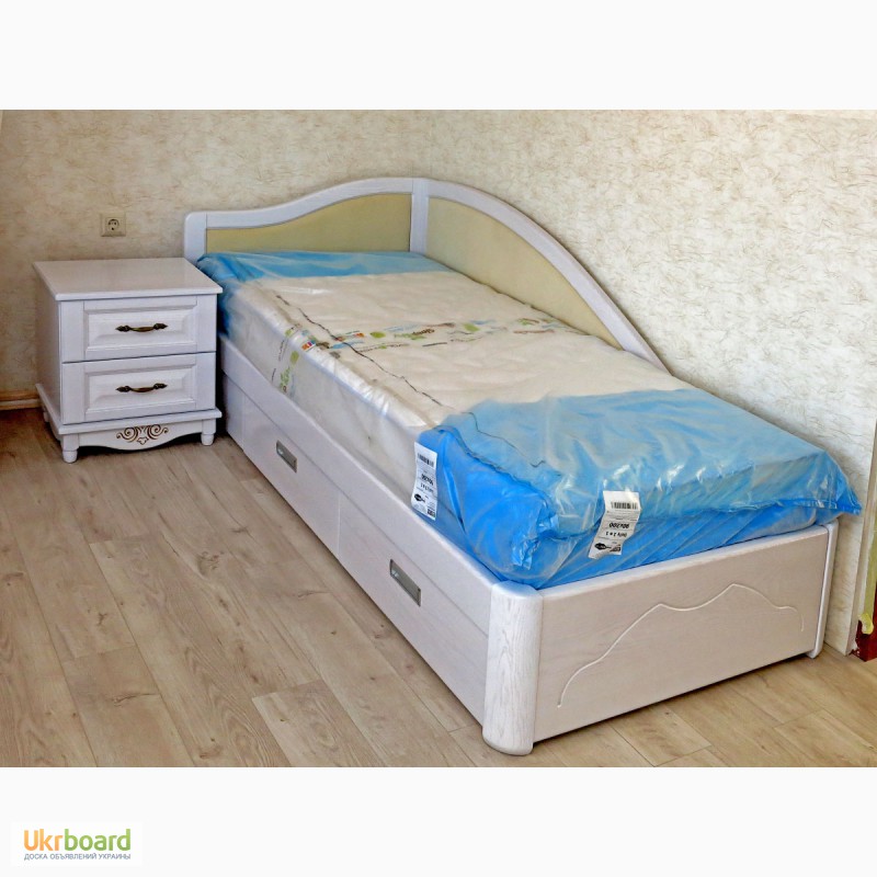 Фото 2. Надежная подростковая кровать из массива ясеня (дуба)