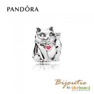 PANDORA шарм ― счастливая кошка 790989EN05