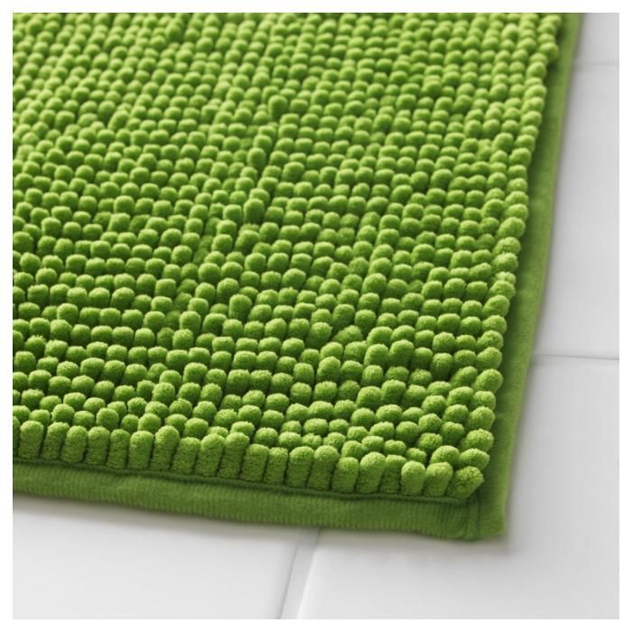 Фото 3. Бархатистый зеленый коврик