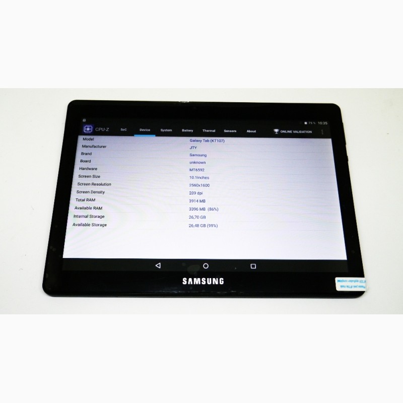 Фото 7. Планшет Samsung Galaxy Tab 10, 1 - 8Ядер + 4GB Ram + 32Gb ROM + 2Sim + GPS