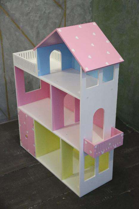 Фото 3. Кукольный домик для кукол, разноцветный 110*90*30