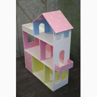 Кукольный домик для кукол, разноцветный 110*90*30