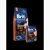 Брит Премиум М сухой корм для собак средних пород Brit Premium Adult M Chicken