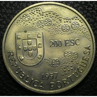 Португалия 200 эскудо 1997 год ф306