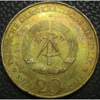Германия ГДР 20 марок 1972 год