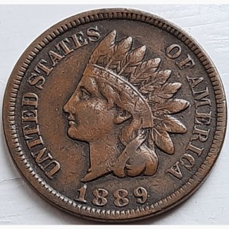 США 1 цент 1889 год г99
