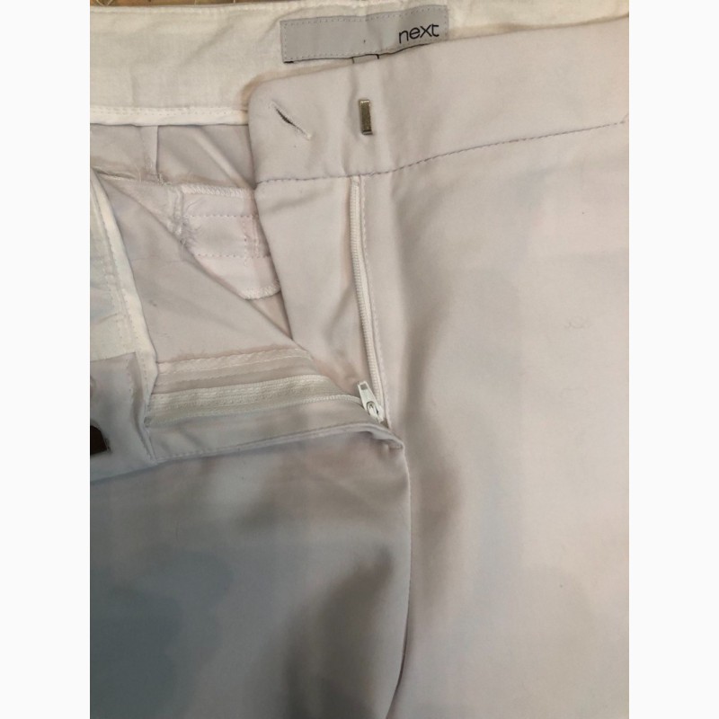 Фото 5. Легкие белые брюки-капри next размера, р.16/ 52-54