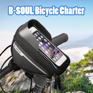 Велосипедна сумка, чехол телефона, B-SOUL з швидкозьємним кріпленням на руль