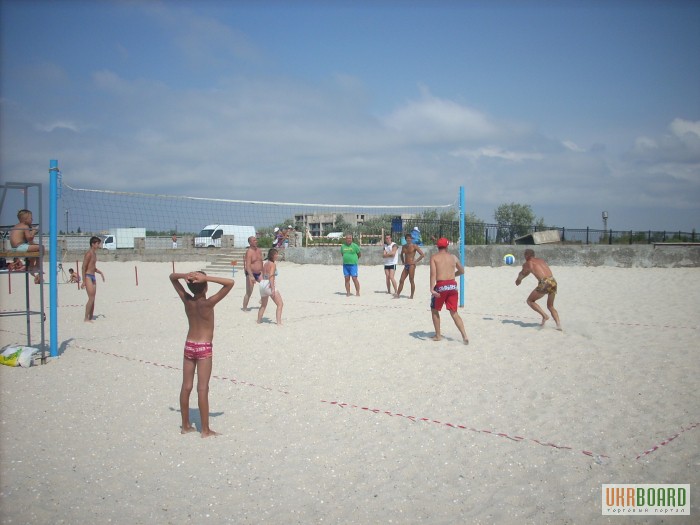 Фото 3. Разметка для пляжного волейбола, сетка, стойки для пляжного волейбола - от производителя