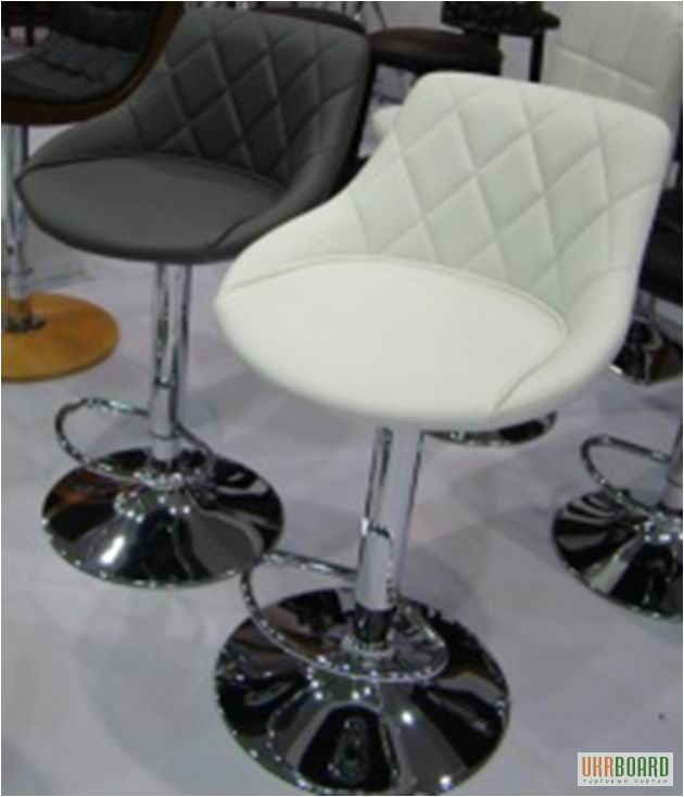 Фото 7. Высокие барные стулья HY372 черные, белые, серые, фиолетовые для барной стойки кухни