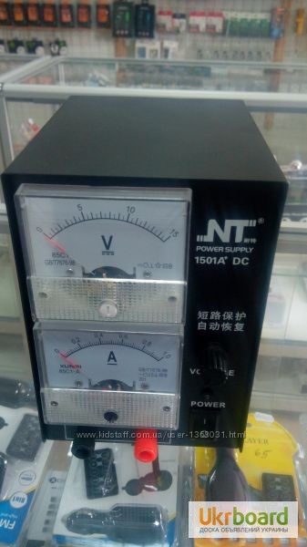 Блок питания NT 1501A DC Регулируемый аналоговый источник постоянного тока Лабораторный