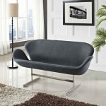 Дизайнерский двухместный диван Лебедь Шерсть (Swan Wool)
