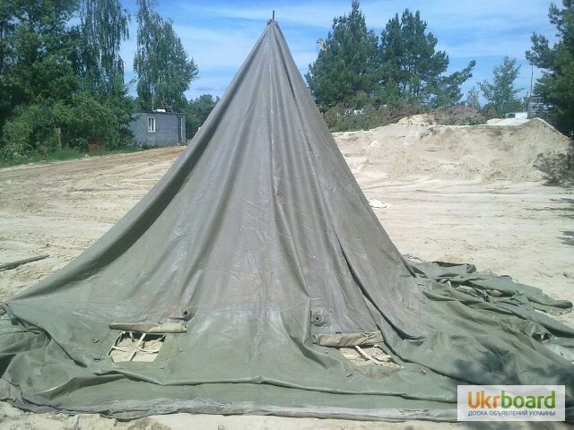 Фото 12. Палатка армейская для отдыха и рыбалки