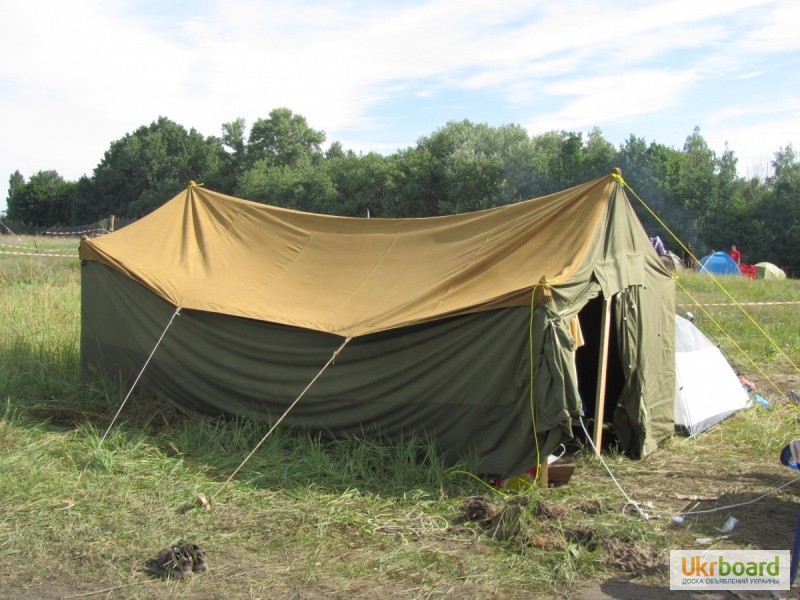 Фото 13. Палатка армейская для отдыха и рыбалки