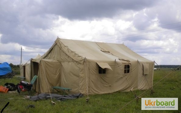 Фото 3. Палатка армейская для отдыха и рыбалки