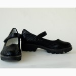 Туфли для девочки Солнце. Kimbo-o арт.XL20-6 black