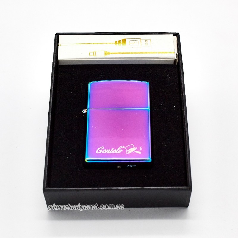 Фото 2. Плазмова електроімпульсна USB-запальничка Gentelo 1 у подарунковій коробці 4-7000