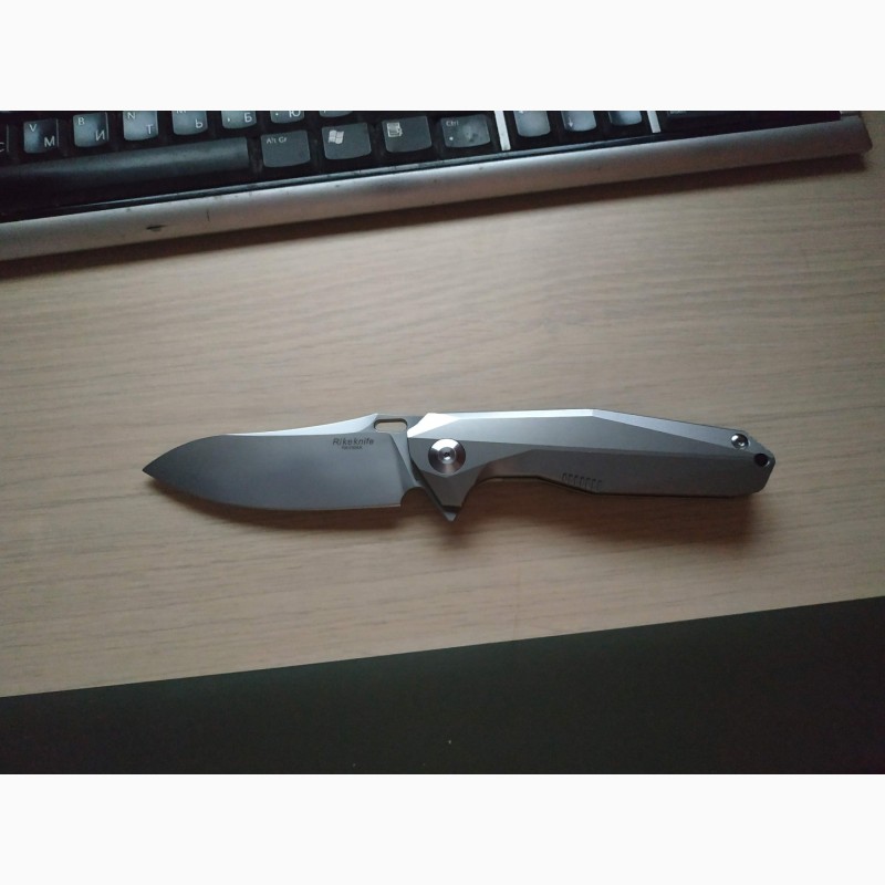 Фото 2. Складной нож Rike Knife 1504A (M390, титан) - ціну знижено