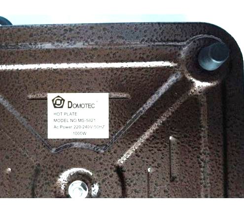 Фото 4. Плита электрическая однокомфорочная Domotec MS-5811 1500W электроплита