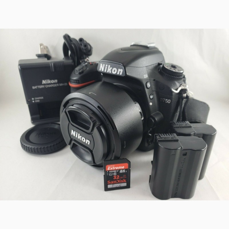 Фото 3. Nikon D750 24.3 MP DSLR-with 24-120mm Lens and DX VR AF Nikkor 50mm