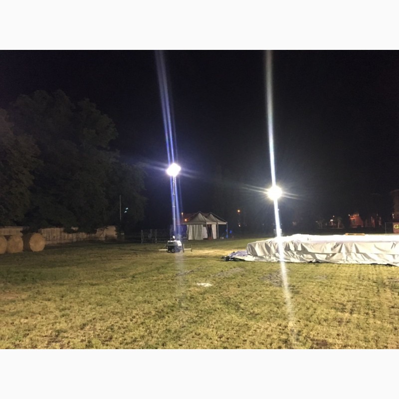 Фото 8. Осветительная передвижная мачта - вышка с генератором, Luxtower M12 9 метров (Италия)