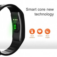 Фітнес браслет Smart Watch M5 Band Classic Black смарт годинник-трекер. Колір: чорний