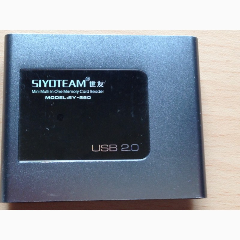 Фото 2. Картрідер/кардридер адаптер USB-хаб для флеш-карт Siyoteam SY-660 15 в 1