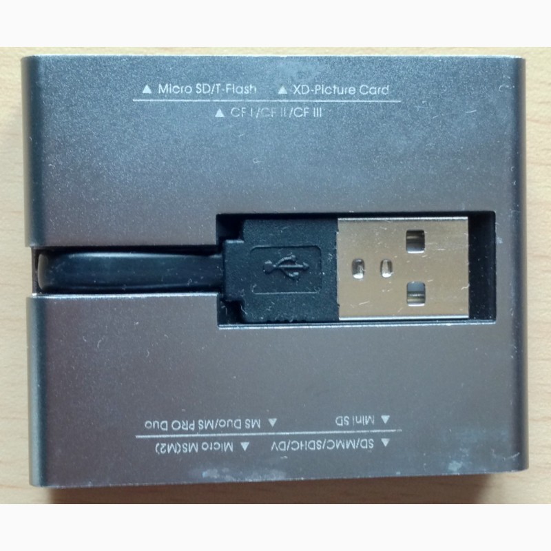 Фото 3. Картрідер/кардридер адаптер USB-хаб для флеш-карт Siyoteam SY-660 15 в 1
