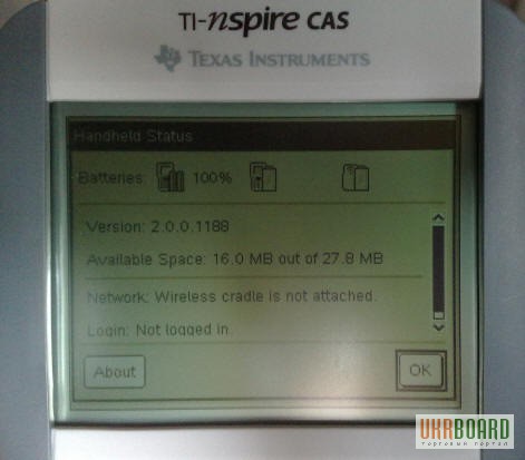 Фото 2. Графический калькулятор TI-Nspire CAS Texas Instruments