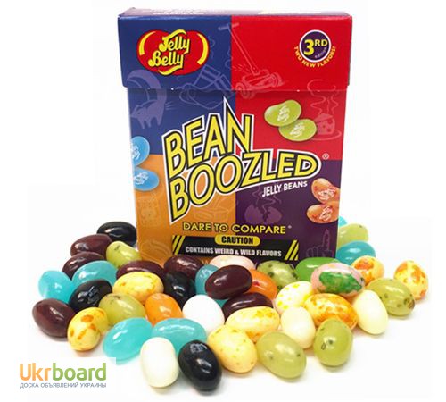 Конфеты Бин Бузлд Bean Boozled с необычными вкусами от Jelly Belly
