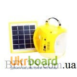 Фото 2. Переносной фонарь с солнечной батареей и зарядкой для телефона Solar Lantern GC-501B
