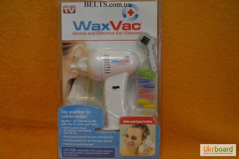 Прибор для чистки ушей Вакс Вак, ухочистка Wax Vac, ваккумный очиститель WaxVac