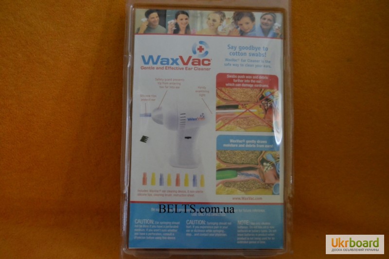 Фото 3. Прибор для чистки ушей Вакс Вак, ухочистка Wax Vac, ваккумный очиститель WaxVac