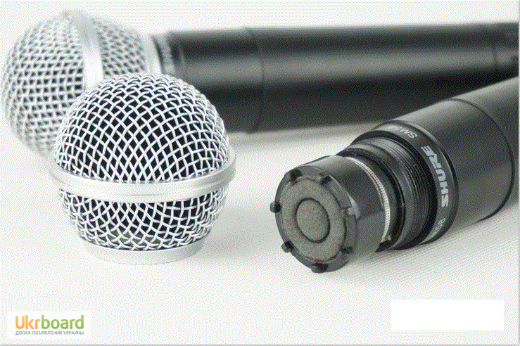 Фото 5. Беспроводные микрофони Shure SH-500