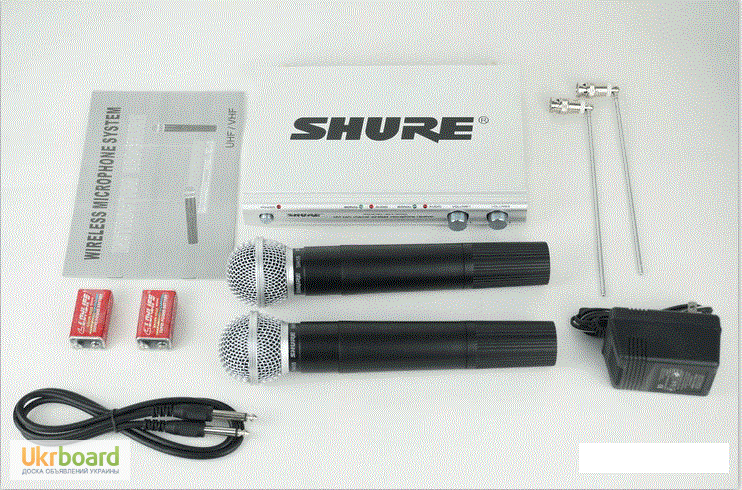 Фото 6. Беспроводные микрофони Shure SH-500