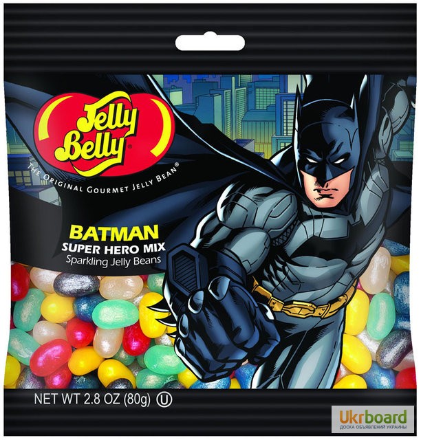 Фото 2. Конфеты Jelly Belly Super Hero Mix 3 пачки