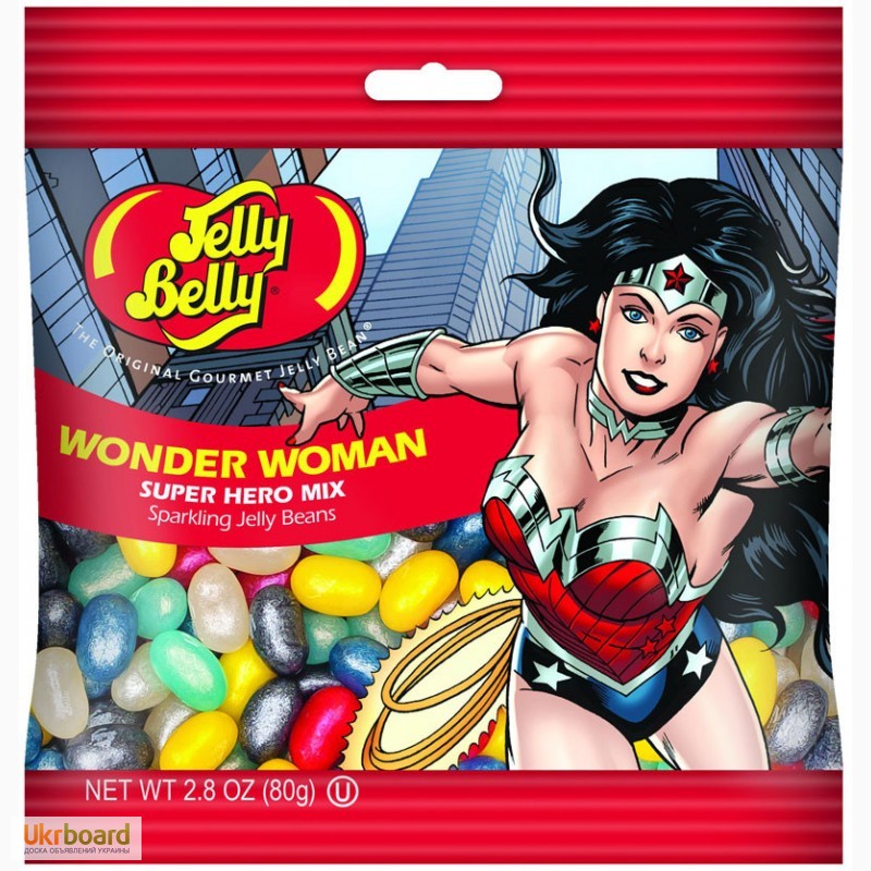 Фото 3. Конфеты Jelly Belly Super Hero Mix 3 пачки