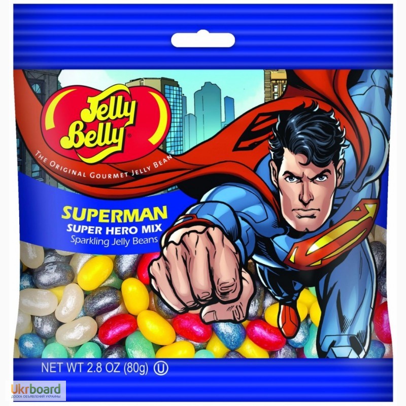 Фото 4. Конфеты Jelly Belly Super Hero Mix 3 пачки
