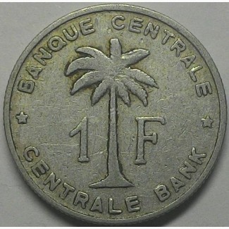 Руанда - Урунди 1 франк 1957 год