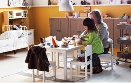 Фото 2. Детский стульчик белый, деревянный. Фирмы IKEA
