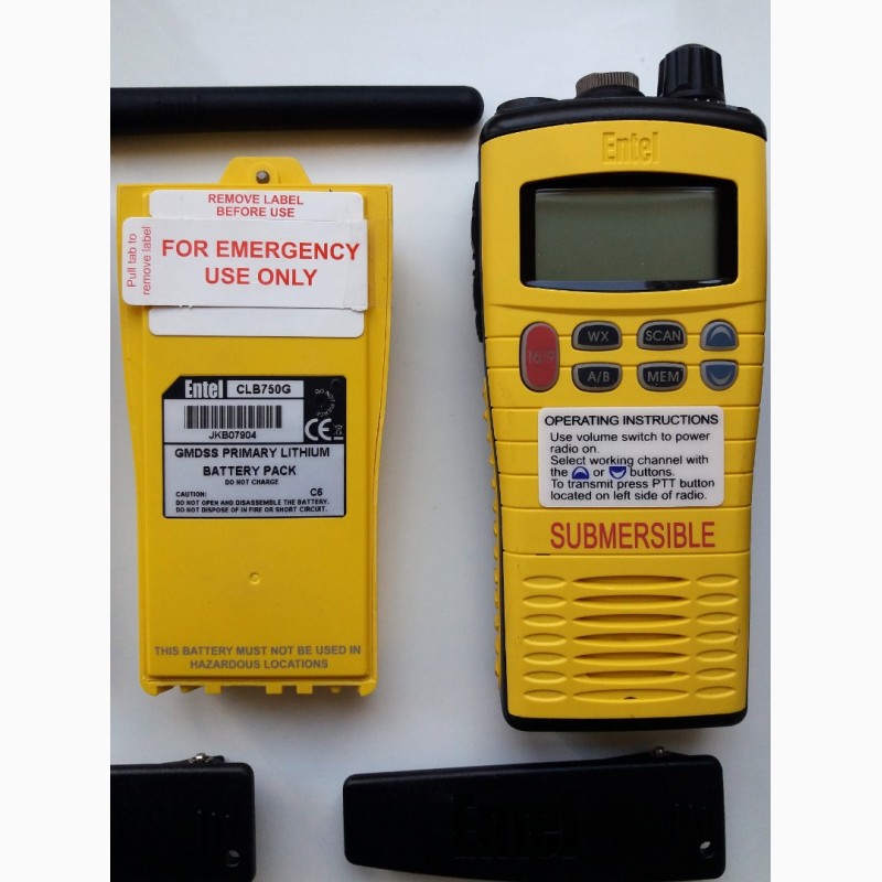 Фото 3. Радиостанция “Entel - HT644” GMDSS VHF (+ Запасная батарея). Цена договорная, скидка