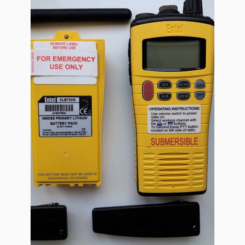 Фото 5. Радиостанция “Entel - HT644” GMDSS VHF (+ Запасная батарея). Цена договорная, скидка