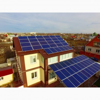 Сетевая солнечная электростанция мощностью 25 кВТ