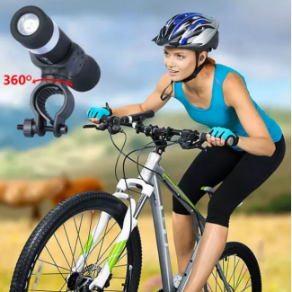 Фонарь для велосипеда с блютузом Многофункциональный bluetooth фонарик